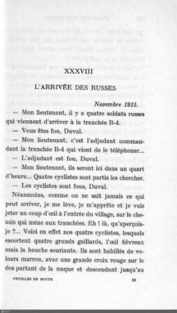 XXXVIII. L'arrivée des Russes