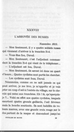 XXXVIII. L'arrivée des Russes