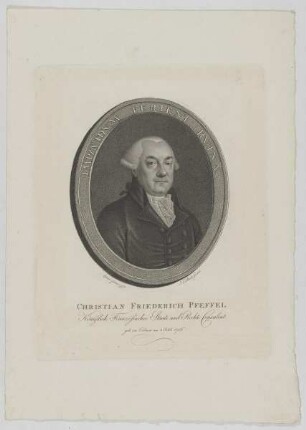 Bildnis des Christian Friedrich Pfeffel