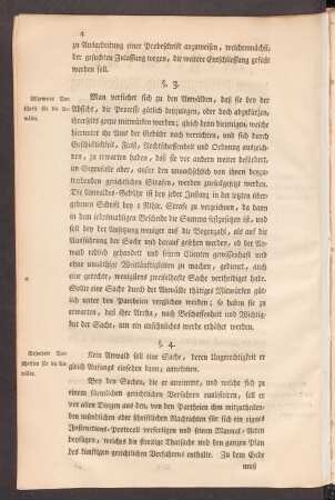§. 4. Besondere Vorschriften für die Anwälde.