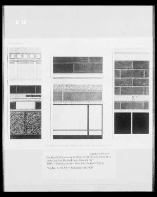 Rekonstruktion der Wanddekoration im Haus des Dreizacks, Raum h