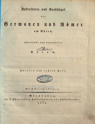 Opferstätte und Grabhügel der Germanen und Römer am Rhein, 2
