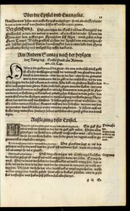 Am andern Suntag nach der heylgen drey Künig tag. Epistel Pauli zun Römern am. XII. Cap.