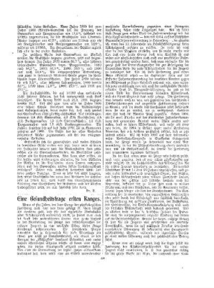 Eine Gesundheitsfrage ersten Ranges