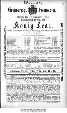 König Lear