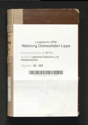 Salbuch des Fleckens Bösingfeld von 1794