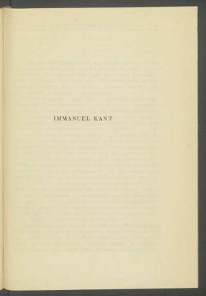 Immanuel Kant.
