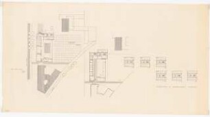 Technische Universität Berlin Technische Chemie (Franz-Fischer-Bau): Lageplan und Grundrisse, 1:500