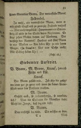 Siebenter Auftritt. - Zwölfter Auftritt.