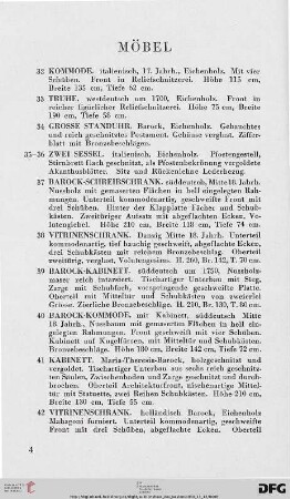Möbel (Nr. 32-89)