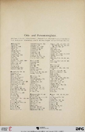 Orts- und Personenregister