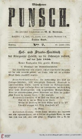 Nro. 2 (13. Jänner 1850)