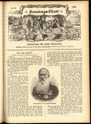 Ausgabe vom Sonntag, den 22. April 1906.