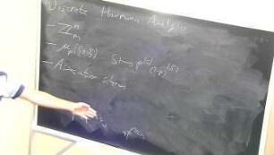 Discrete harmonic analysis