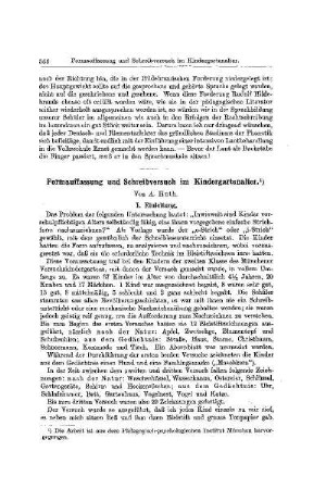 Formauffassung und Schreibversuch im Kindergartenalter