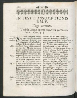 In Festo Assumptionis B.M.V.