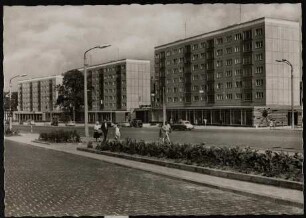 Messestadt Leipzig. Neubauten am Georgiring