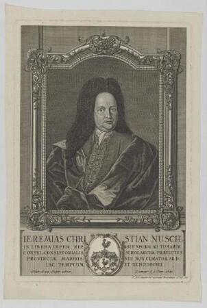 Bildnis des Ieremias Christian Nusch