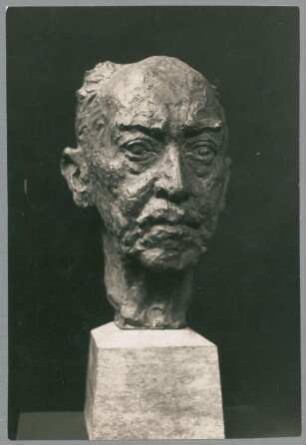 Porträt Adolf von Harnack, 1925, Bronze