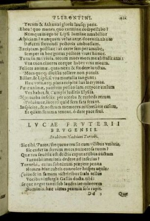Lucæ Fruterii Brugensis.