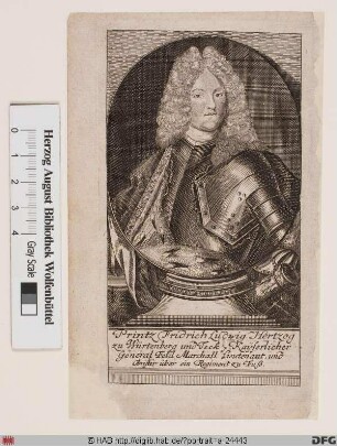 Bildnis Friedrich Ludwig, Erbprinz von Württemberg