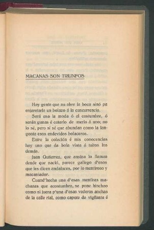Macanas son triunfos