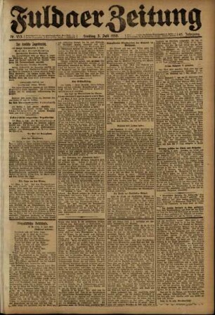 Ausgabe vom Freitag, den 05. Juli 1918.