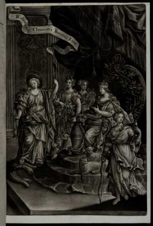Roboratur Clementia Thronus Ejus.