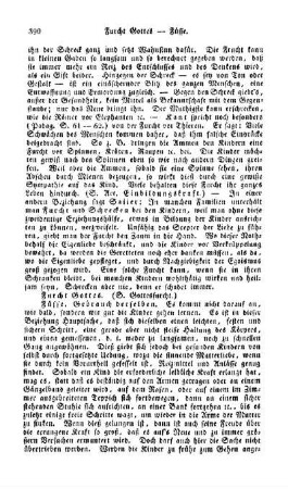 Furcht Gottes, (s. Gottesfurcht)