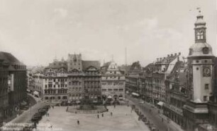 Reichsmessestadt Leipzig: Marktplatz und altes Rathaus