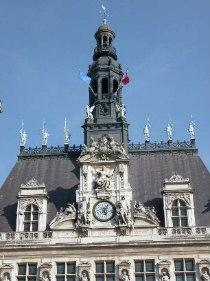 Turm des Rathauses, Hotel de Ville