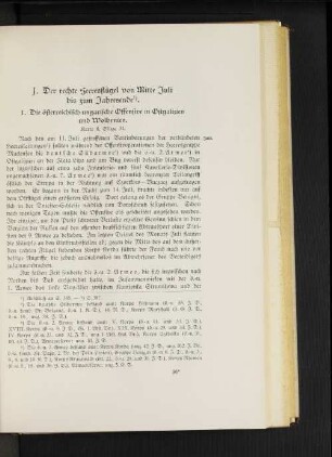1. Die österreichisch=ungarische Offensive in Ostgalizien und Wolhynien.