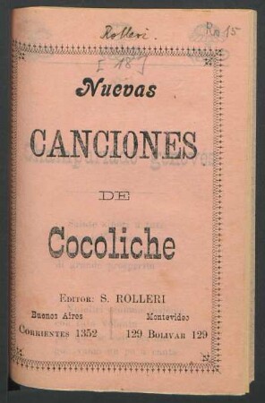 Nuevas canciones de Cocoliche