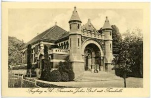Freyburg. Jahns Grab mit Turnhalle