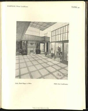 Halle eines Landhauses
