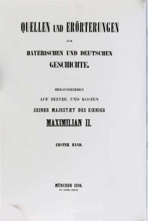 Schenkungsbuch des Klosters St. Emmeramm zu Regensburg