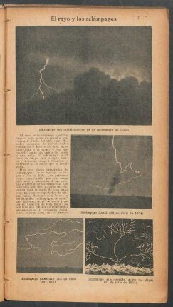El rayo y los relámpagos