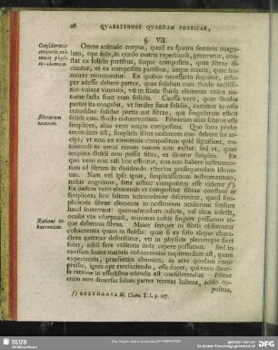 [§. VII-XI. De corpore animali generatim]