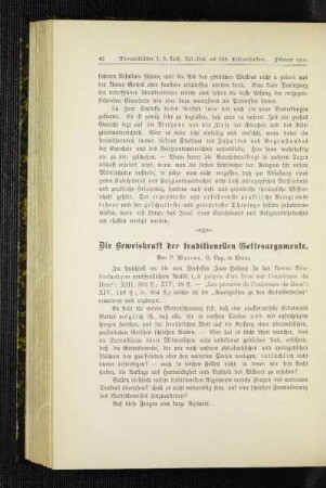 ¬Die¬ Beweiskraft der tradionellen Gottesargumente