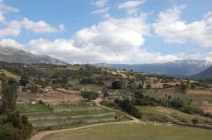Insel Sardinien - Bergregion : Bergland Supramonte di Oliena, aufgenommen 2006 auf Sardinien