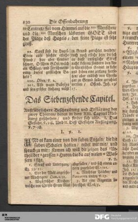 Das Siebenzehende Capitel.