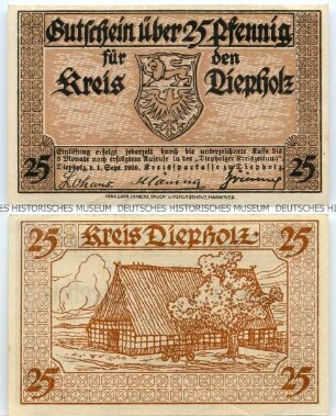 Diepholz, 25 Pfennig
