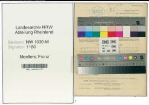 Entnazifizierung Franz Moellers , geb. 03.10.1901 (Kaufmann)