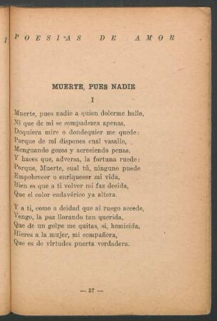 Muerte, pues nadie