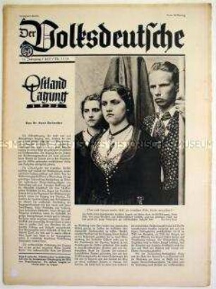 Halbmonatszeitschrift "Der Volksdeutsche" zur Jahrestagung des VDA in Königsberg