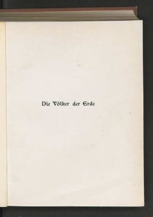 Abt. 1, Bd. 2: Die Erde in Einzeldarstellungen