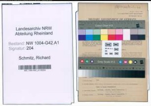 Entnazifizierung Richard Schmitz , geb. 15.12.1898 (Kaufm.Angestellter)