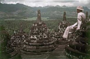 Java, Tempelanlage Borobudur : Reisefotos Indonesien. Java. Tempelanlage Borobudur (750/850 )