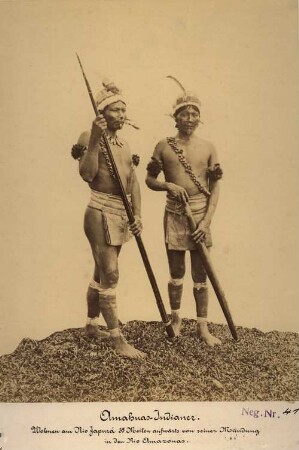 Amahuas-Indianer (wohnen am Rio Japurá 35 Meilen aufwärts von seiner Mündung in den Rio Amazonas)