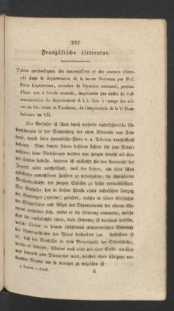 Französische Litteratur